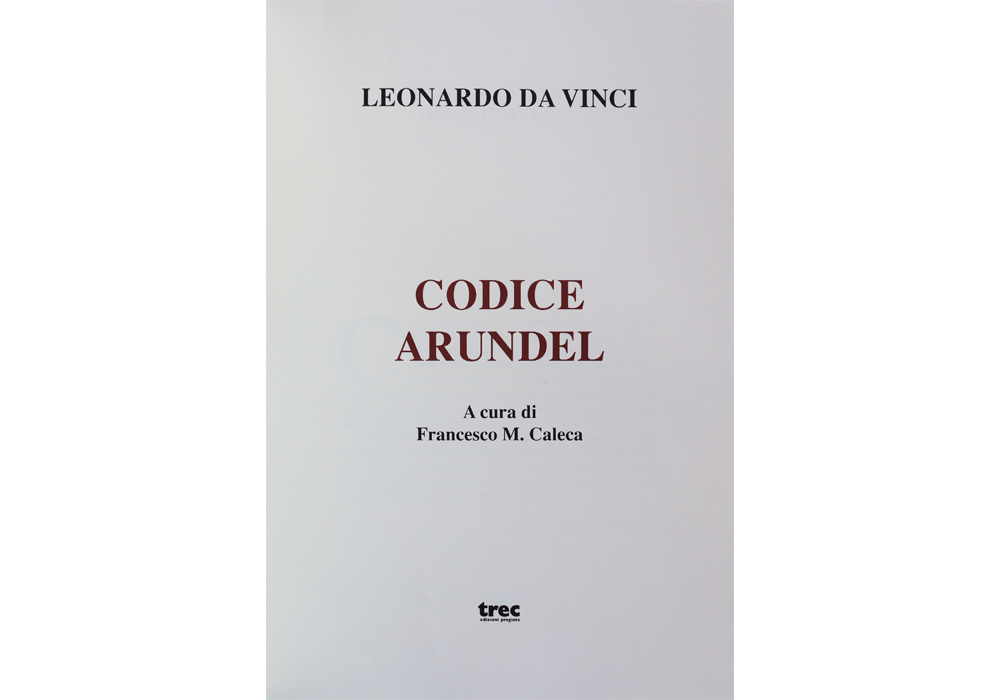 Códice Arundel I - Leonardo da Vinci - Título