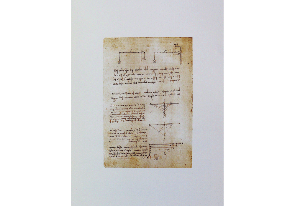 Códice Arundel I - Leonardo da Vinci - Detalle-2