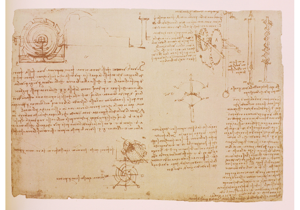 Codice Atlántico III - Leonardo da Vinci - Detalle-5