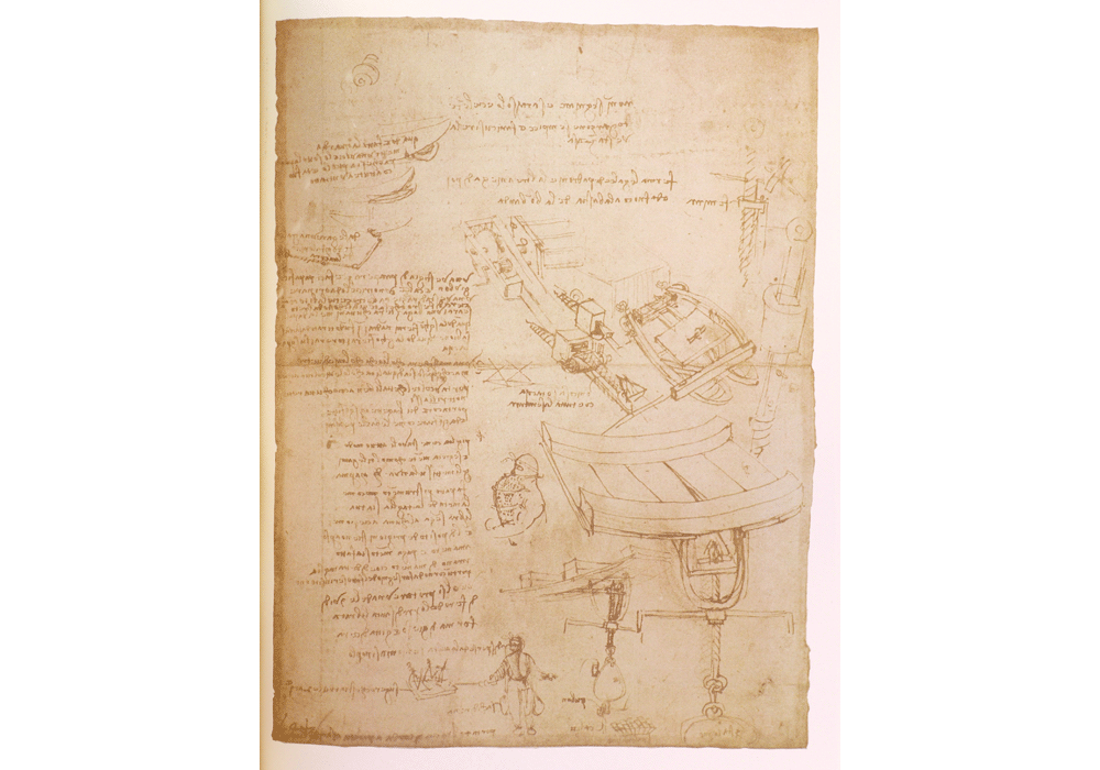 Codice Atlántico III - Leonardo da Vinci - Detalle-13