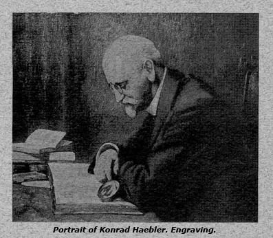 Portrait of Konrad Haebler (Engraving)
